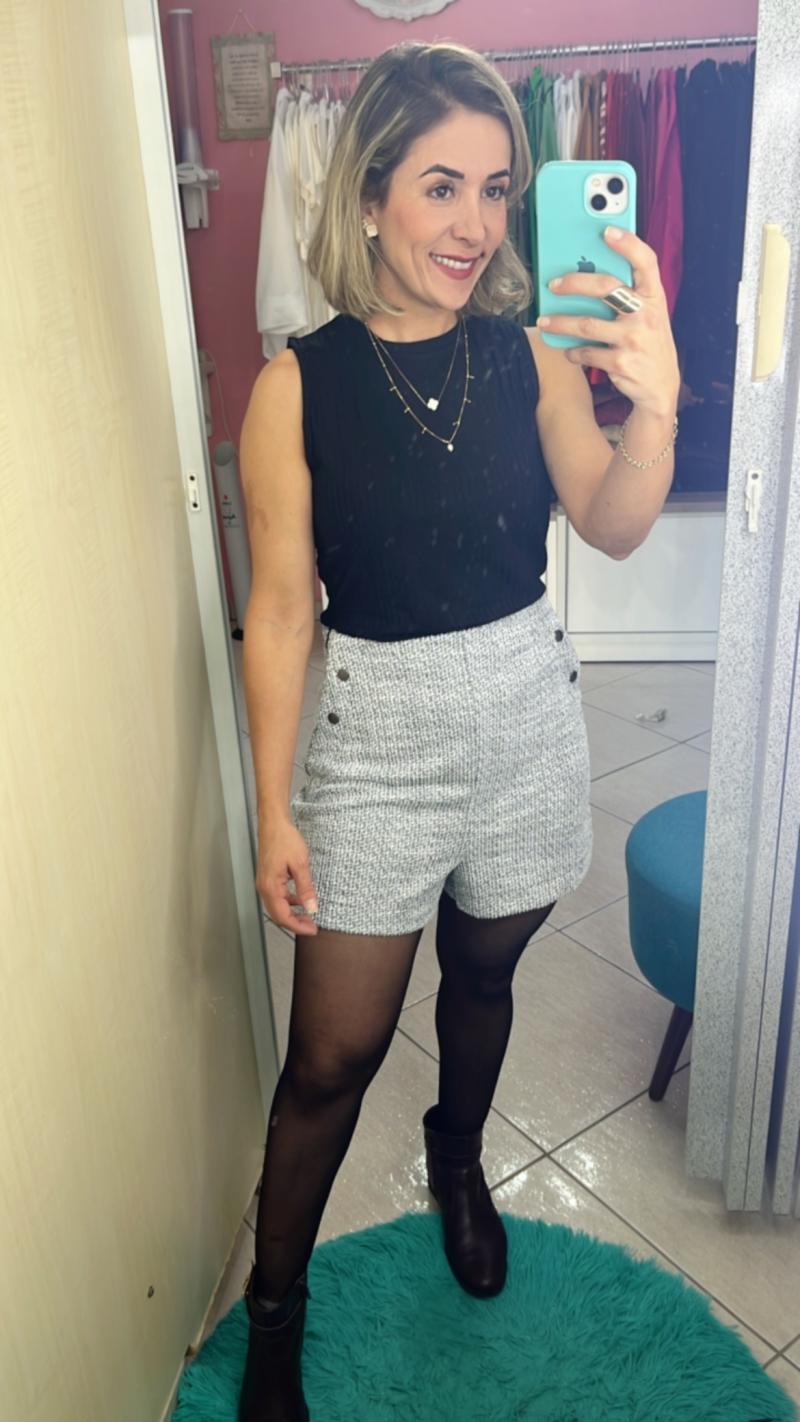 SHORTS TWEED SHINE - Imagem 2