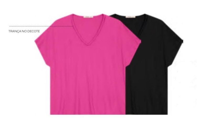 BLUSA TRANÇA DECOTE V - Imagem 2