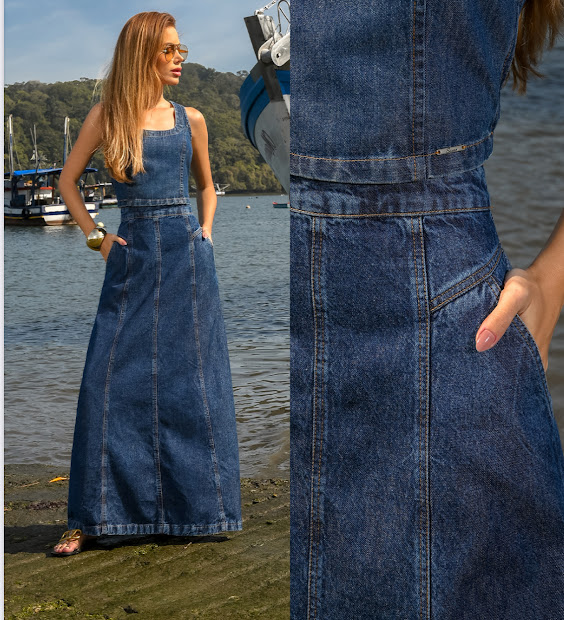 SAIA LONGA FASHION JEANS - Imagem 4