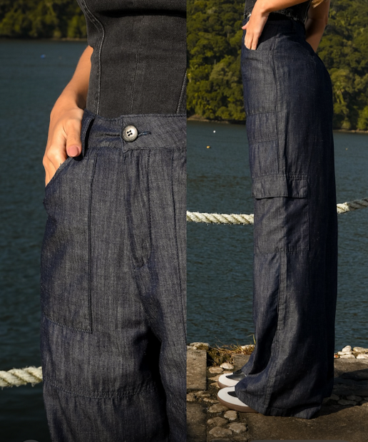 CALÇA CARGO JEANS - Imagem 3