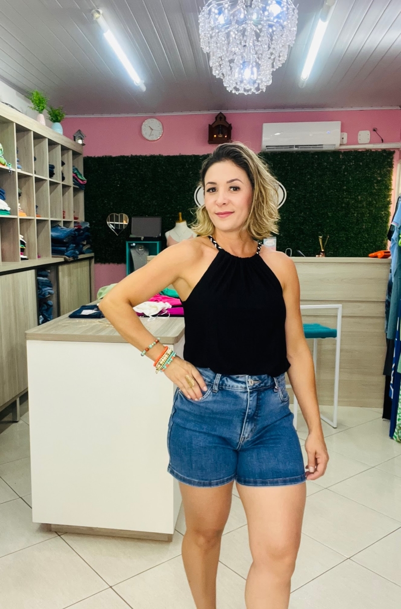 SHORTS JEANS MEDIO C/ ELASTANO - Imagem 2