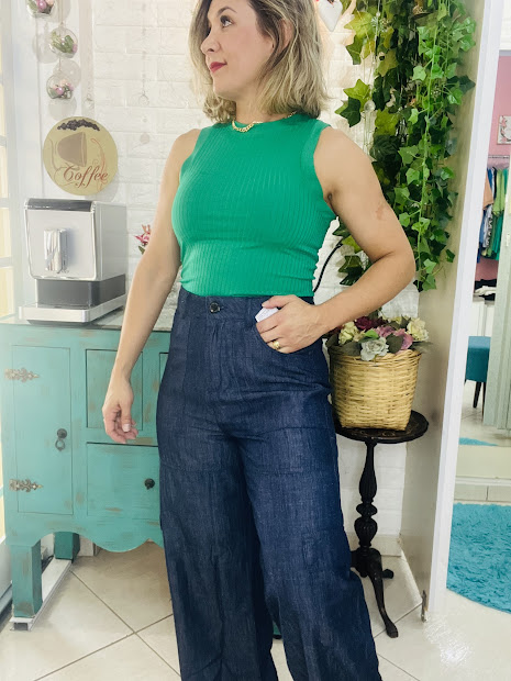 CALÇA CARGO JEANS - Imagem 5
