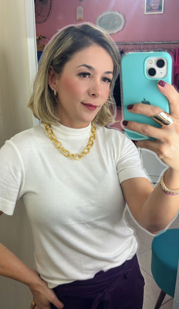 BLUSA VISCOTRICOT GOLA ALTA - Imagem 3