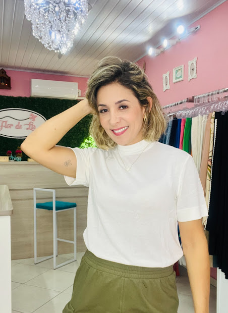 BLUSA VISCOTRICOT GOLA ALTA - Imagem 5