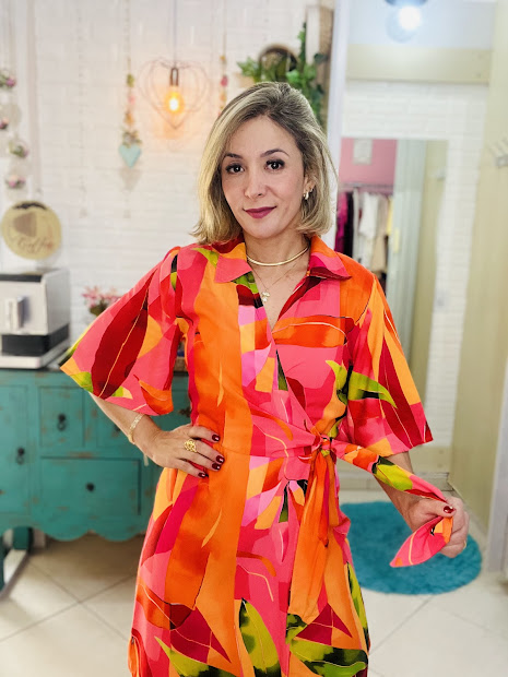 VESTIDO CHEMISE VISCOSE - Imagem 3